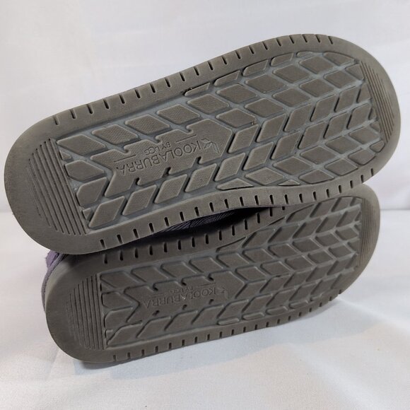 Koolaburra UGG Victoria Short 1019372 Elderberry Purple 3 Kids Suede Lined Boots - Picture 9 of 14